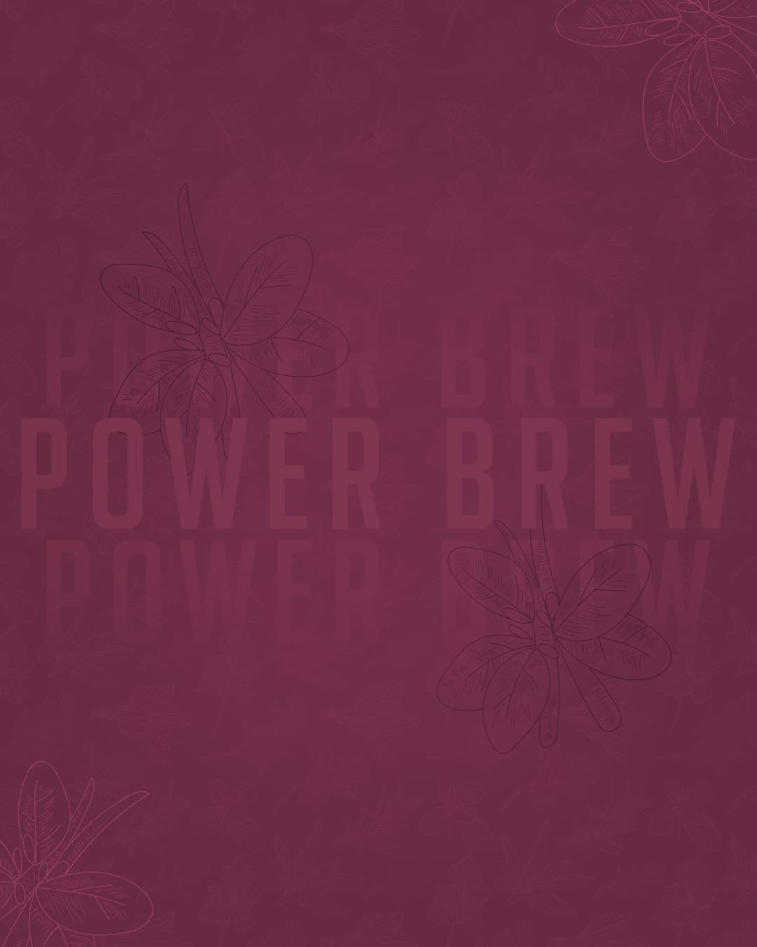 POWER BREW banner background